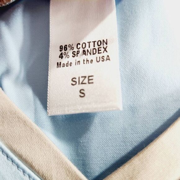 Melanie D. Scrub top baby blue Size small - Picture 6 of 8